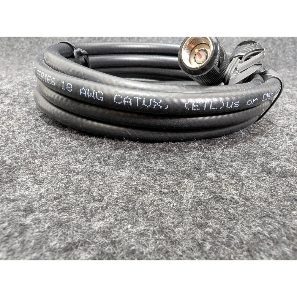 NEW PPC Perfect Flex 6 Series 18 AWG Coaxial Cable 8 Feet Black CATV CMX Coax